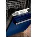 ZLINE 24" Dishwasher in Blue Gloss, Stainless Tub, Traditional Handle, DW - BG - 24 - Farmhouse Kitchen and Bath