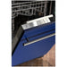 ZLINE 24" Dishwasher in Blue Matte, Stainless Steel Tub, DW - BM - H - 24 - Farmhouse Kitchen and Bath