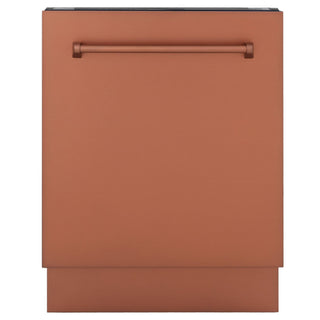 ZLINE 24" Dishwasher with Copper panel, Stainless Tub, DWV-C-24