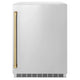 ZLINE 24 in. Touchstone Beverage Fridge, Solid Stainless Door, Champagne Bronze Handle RBSOZ-ST-24-CB