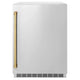ZLINE 24 in. Touchstone Beverage Fridge, Solid Stainless Door, Polished Gold Handle RBSOZ-ST-24-G