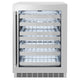 ZLINE 24 in. Touchstone Dual Zone 44 Bottle Wine Cooler With Stainless Steel Glass Door RWDO-GS-24