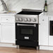 ZLINE 24" Induction Range with a 3 Element Stove and Electric Oven in Stainless Steel RAIND - BLM - 24 - Farmhouse Kitchen and Bath
