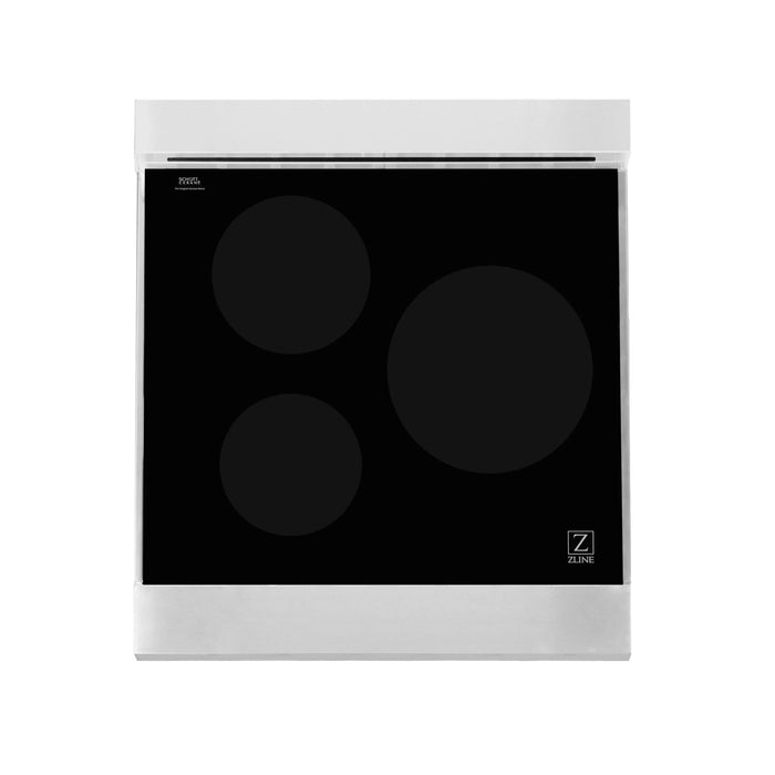 ZLINE 24" Induction Range with a 3 Element Stove and Electric Oven in Stainless Steel RAIND - BM - 24 - Farmhouse Kitchen and Bath