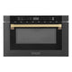 ZLINE 24" Microwave Drawer, Black Stainless, Bronze MWDZ-1-BS-H-CB