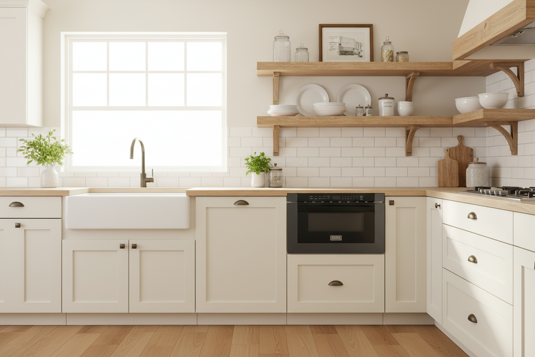 ZLINE 24" Microwave Drawer, Black Stainless Steel, MWD-1-BS