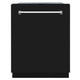 ZLINE 24" Monument, 3rd Rack, Dishwasher, Black Door, DWMT-BLM-24