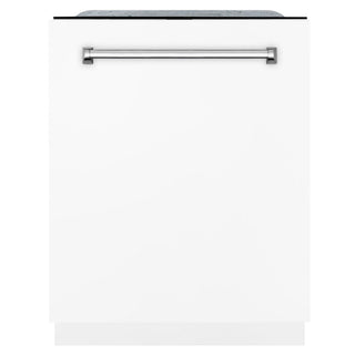 ZLINE 24" Monument, 3rd Rack Dishwasher, White Door, DWMT-WM-24