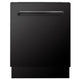 ZLINE 24" Tallac Series 3rd Rack Dishwasher Black Stainless Steel Tub DWV-BS-24