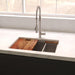 ZLINE 27" Undermount Single Bowl Ledge Sink DuraSnow, SLS - 27S - Farmhouse Kitchen and Bath