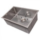 ZLINE 27" Undermount Single Bowl Sink DuraSnow Stainless Steel, SRS-27S