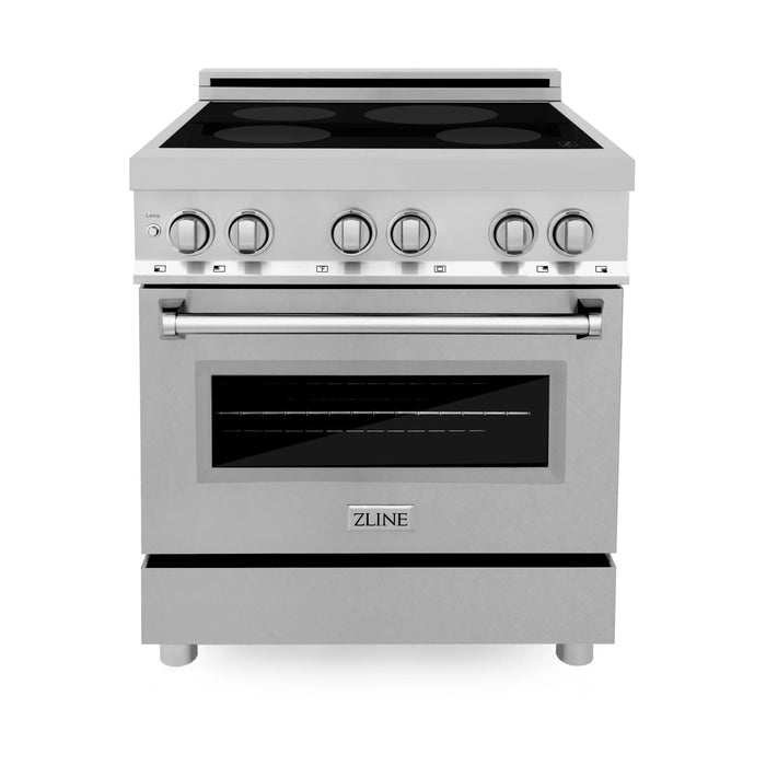 ZLINE 30" 4.0 cu. ft. Induction Range with a 4 Element Stove and Electric Oven in Stainless Steel RAIND - SN - 30 - Farmhouse Kitchen and Bath