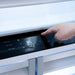 ZLINE 30" Autograph 16.1 cu. ft. 2 - Door Bottom Freezer Fridge Water/Ice Dispenser Black Stainless Steel Gold Accents RBIVZ - BS - 30 - G - Farmhouse Kitchen and Bath