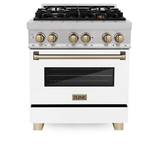 ZLINE 30" Autograph, Dual Fuel Range,RASZ-WM-30-CB