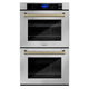 ZLINE 30" Autograph Edition Double Wall Oven with Self Clean and True Convection in Stainless Steel AWDZ-30-CB