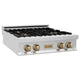 ZLINE 30" Autograph Rangetop, DuraSnow, RTZ-30-CB
