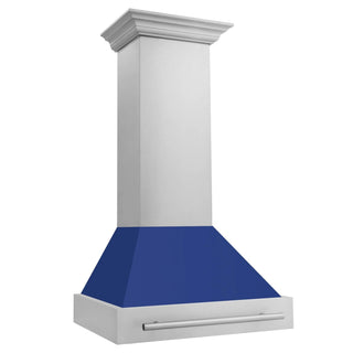 ZLINE 30" Autograph Stainless Wall Range Hood, 8654STX-BM-30