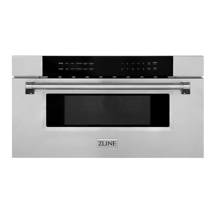 ZLINE 30" Built - In Microwave Drawer in Stainless Steel MWD - 30 - Farmhouse Kitchen and Bath