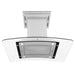ZLINE 30" CrownSound‚ Ducted Vent Island Mount Range Hood in Stainless Steel with Built - in Bluetooth Speakers, GL9iCRN - BT - 30 - Farmhouse Kitchen and Bath