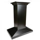 ZLINE 30" Designer Wooden Island Range Hood in Black, KBiCC-30