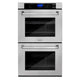 ZLINE 30" Double Wall Oven, DuraSnow Finish, Self Cleaning, AWDS-30