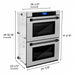 ZLINE 30" Double Wall Oven, DuraSnow Finish, Self Cleaning, AWDSZ - 30 - MB - Farmhouse Kitchen and Bath