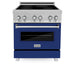 ZLINE 30" Induction Range in DuraSnow with a 4 Element Stove and Electric Oven RAINDS - BG - 30 - Farmhouse Kitchen and Bath