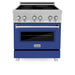 ZLINE 30" Induction Range in DuraSnow with a 4 Element Stove and Electric Oven RAINDS - BM - 30 - Farmhouse Kitchen and Bath