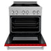 ZLINE 30" Induction Range in DuraSnow with a 4 Element Stove and Electric Oven RAINDS - RG - 30 - Farmhouse Kitchen and Bath