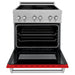 ZLINE 30" Induction Range in DuraSnow with a 4 Element Stove and Electric Oven RAINDS - RM - 30 - Farmhouse Kitchen and Bath