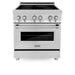 ZLINE 30" Induction Range with a 4 Element Stove and Electric Oven in Stainless Steel RAIND - 30 - Farmhouse Kitchen and Bath
