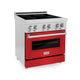 ZLINE 30" Induction Range with a 4 Element Stove and Electric Oven in Stainless Steel RAIND-RM-30