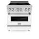 ZLINE 30" Induction Range with a 4 Element Stove and Electric Oven in Stainless Steel RAIND-WM-30