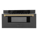 ZLINE 30" Microwave Drawer, Black Stainless, Bronze MWDZ - 30 - BS - CB - Farmhouse Kitchen and Bath