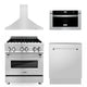 ZLINE 30 " Package Range RA30, Range Hood KB, Microwave MWD-1 , Dishwasher DWV-24,  4KP-RARH30-MWDW