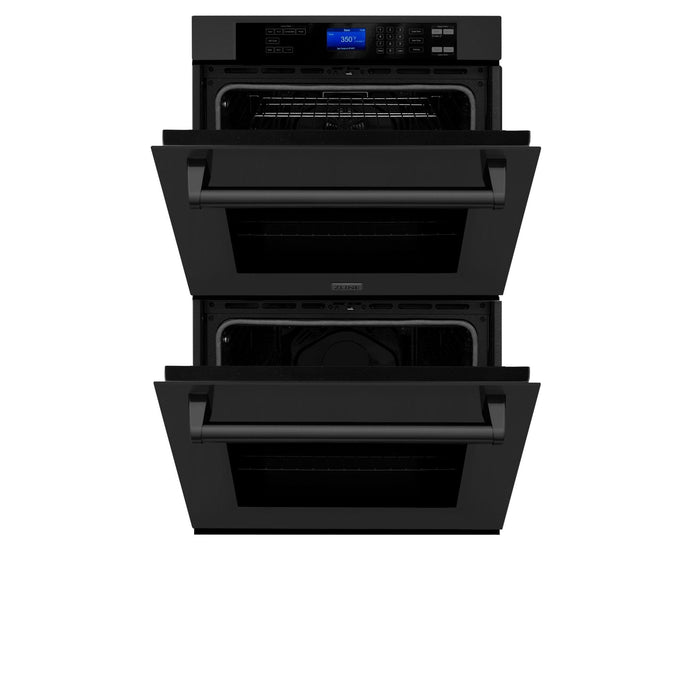 ZLINE 30" Professional Double Wall Oven, Black Stainless, AWD - 30 - BS - Farmhouse Kitchen and Bath