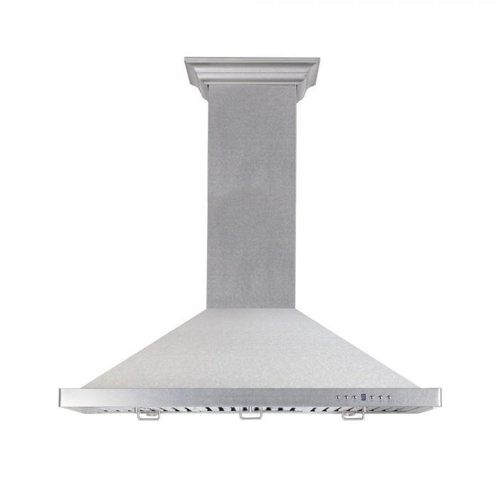 ZLINE 30" Snow Finished Stainless Steel Wall Mount Range Hood, 8KBS - 30 - Farmhouse Kitchen and Bath