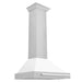 ZLINE 30" Stainless Steel Range Hood with White Matte Shell and Stainless Steel Handle KB4STX - WM - 30 - Farmhouse Kitchen and Bath