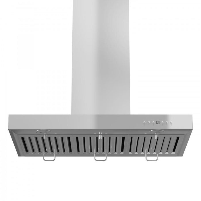 ZLINE 30" Stainless Wall Range Hood with Crown Molding, KECRN - 30 - Farmhouse Kitchen and Bath