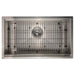 ZLINE 30" Undermount Single Bowl Ledge Sink Stainless Steel, SLS - 30 - Farmhouse Kitchen and Bath