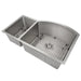 ZLINE 33" Undermount Double Bowl Sink in Stainless Steel, SC30D - 33 - Farmhouse Kitchen and Bath