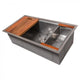 ZLINE 33" Undermount Single Bowl Ledge Sink Stainless Steel, SLS-33S