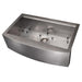 ZLINE 33" Undermount Single Bowl Ledge Sink Stainless Steel, SLSAP - 33 - Farmhouse Kitchen and Bath