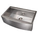 ZLINE 33" Undermount Single Bowl Ledge Sink Stainless Steel, SLSAP - 33 - Farmhouse Kitchen and Bath