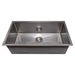 ZLINE 33" Undermount Single Bowl Sink DuraSnow Stainless Steel, SRS - 33S - Farmhouse Kitchen and Bath