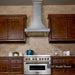 ZLINE 36" Designer DuraSnow® Stainless Steel Wall Range Hood, 8632S - 36 - Farmhouse Kitchen and Bath
