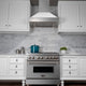 ZLINE 36" Dual Fuel Range, Snow Stainless, Snow Stainless Door, RAS-SN-36