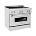 ZLINE 36" Induction Range with a 4 Element Stove and Electric Oven in Stainless Steel RAIND - 36 - Farmhouse Kitchen and Bath