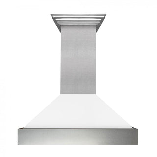ZLINE 36" Snow Finish Wall Range Hood, White Matte Shell, 8654WM-36