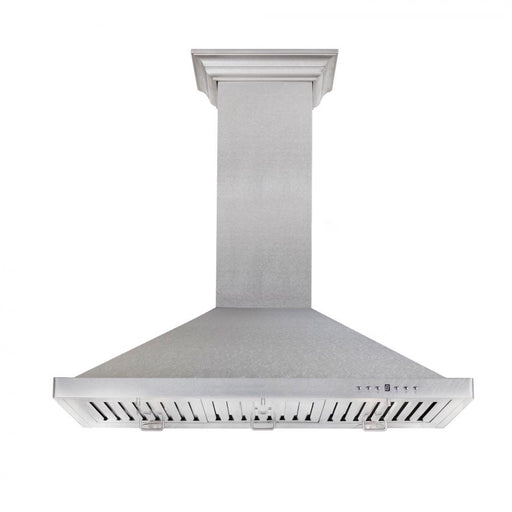 ZLINE 36" Snow Finished Stainless Steel Wall Mount Range Hood, 8KBS - 36 - Farmhouse Kitchen and Bath